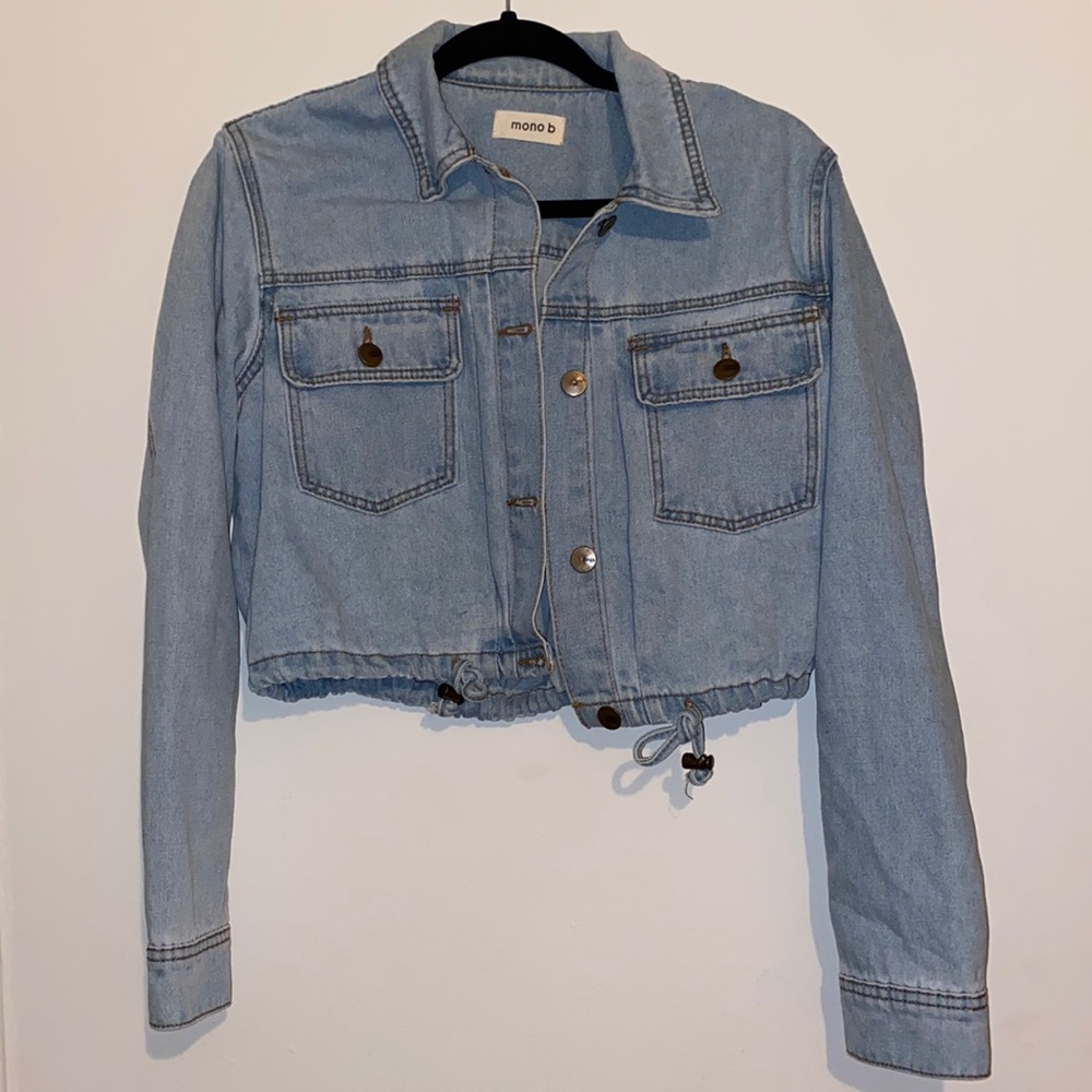 Cropped jean jacket Mono B